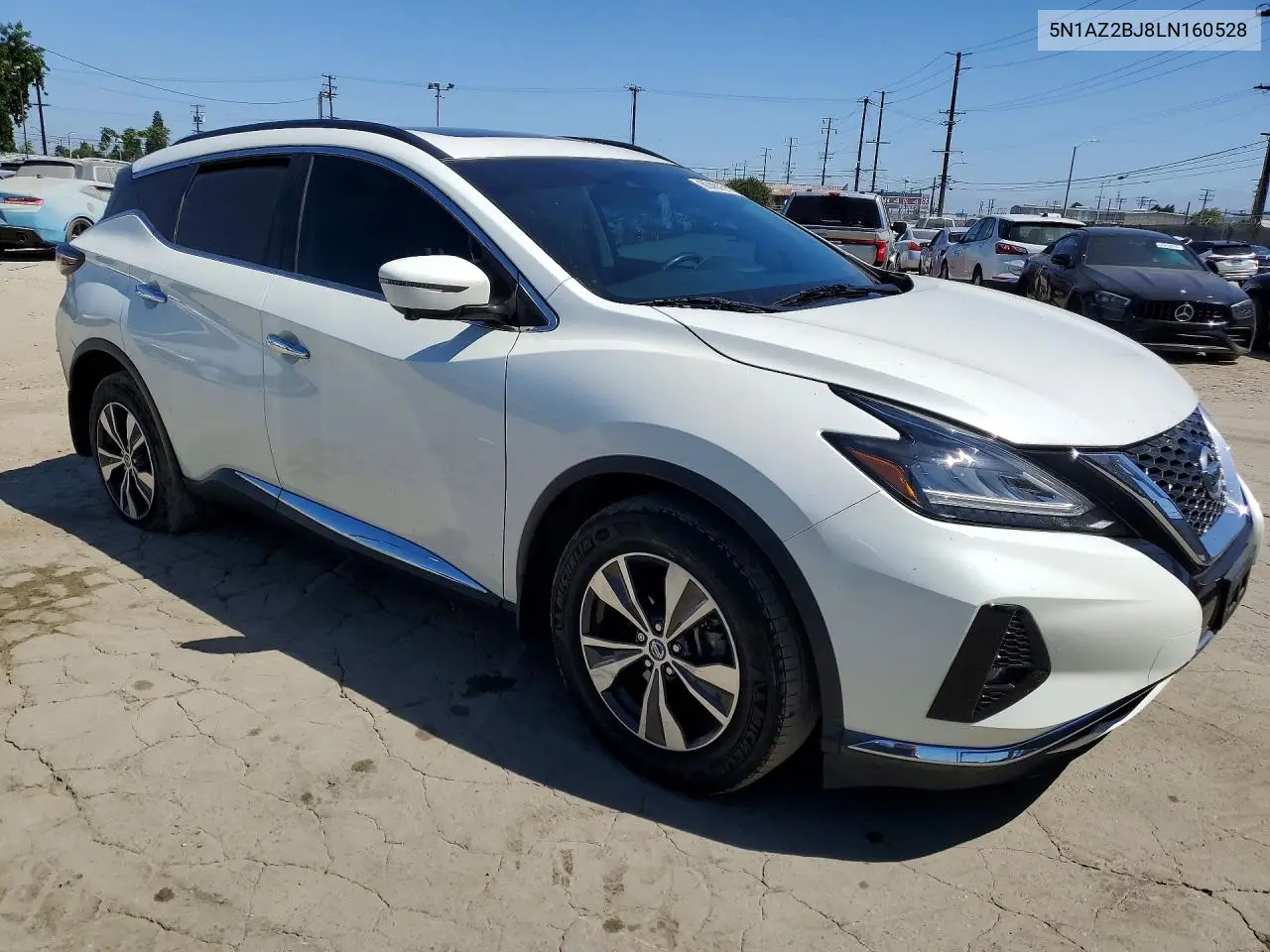 2020 Nissan Murano Sv VIN: 5N1AZ2BJ8LN160528 Lot: 60481616