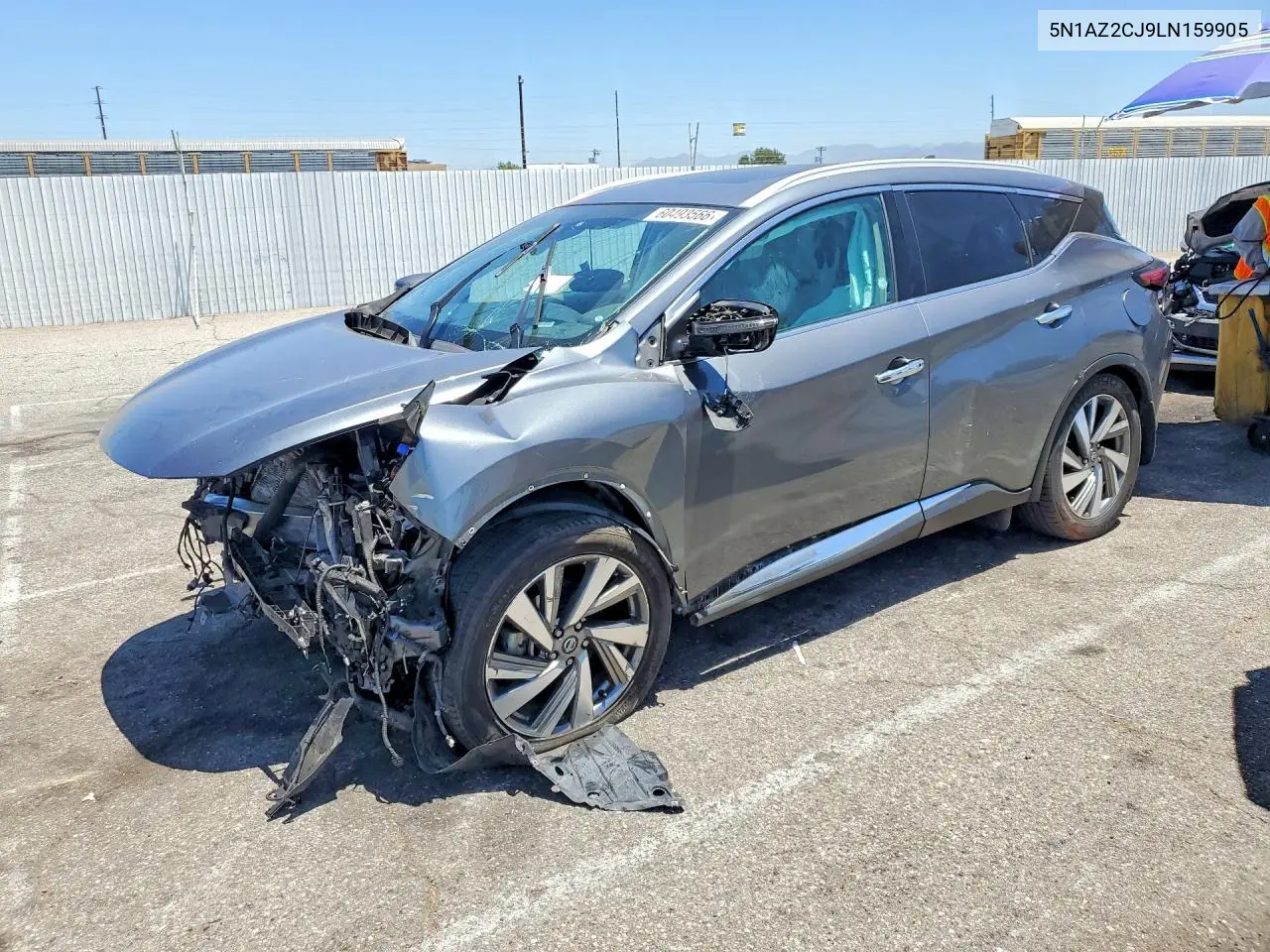 2020 Nissan Murano Sl VIN: 5N1AZ2CJ9LN159905 Lot: 60493566