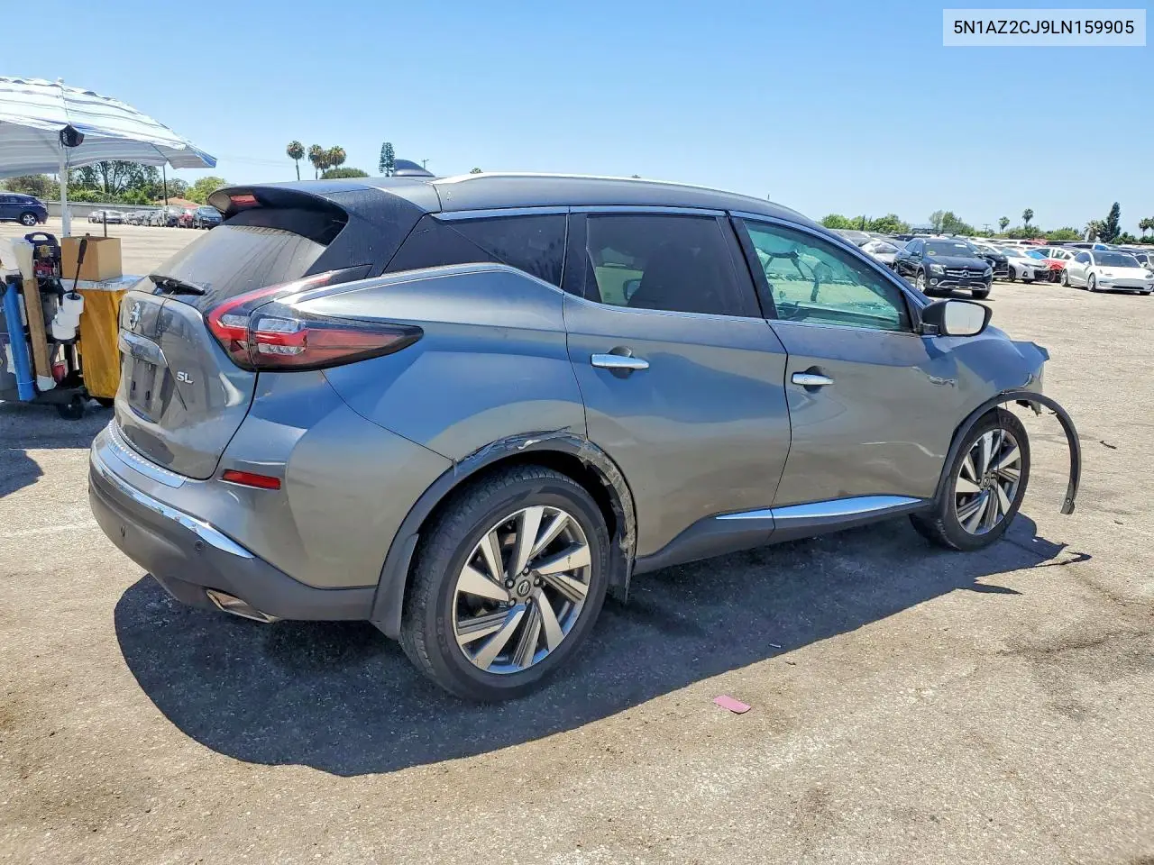 2020 Nissan Murano Sl VIN: 5N1AZ2CJ9LN159905 Lot: 60493566