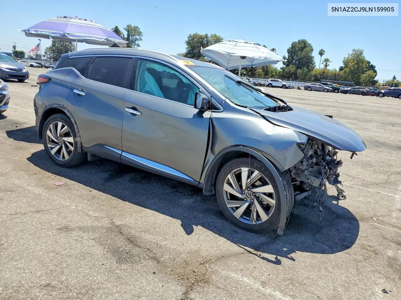 2020 Nissan Murano Sl VIN: 5N1AZ2CJ9LN159905 Lot: 60493566
