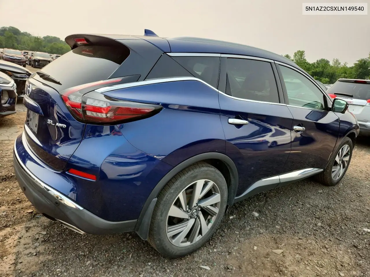 2020 Nissan Murano Sl VIN: 5N1AZ2CSXLN149540 Lot: 61024976