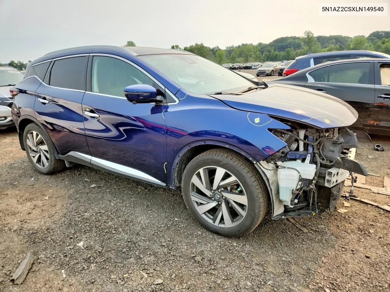 2020 Nissan Murano Sl VIN: 5N1AZ2CSXLN149540 Lot: 61024976
