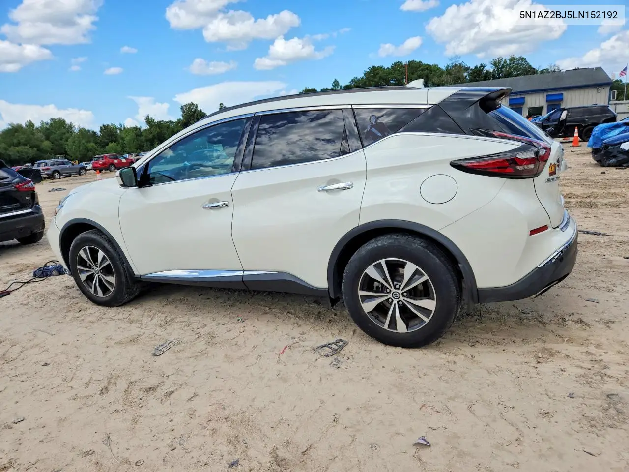 2020 Nissan Murano Sv VIN: 5N1AZ2BJ5LN152192 Lot: 61161696