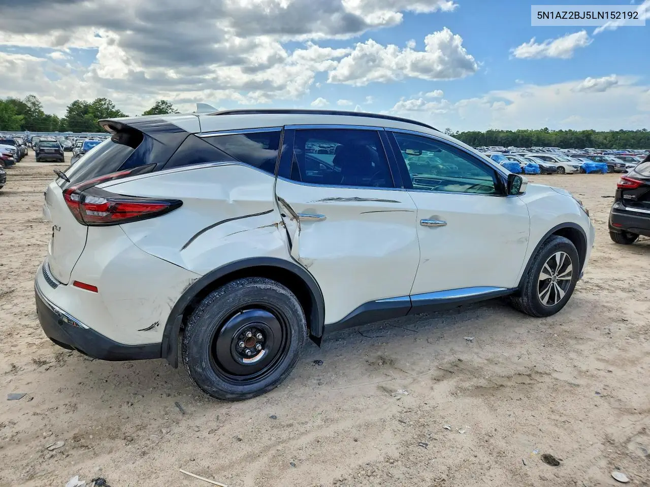 2020 Nissan Murano Sv VIN: 5N1AZ2BJ5LN152192 Lot: 61161696