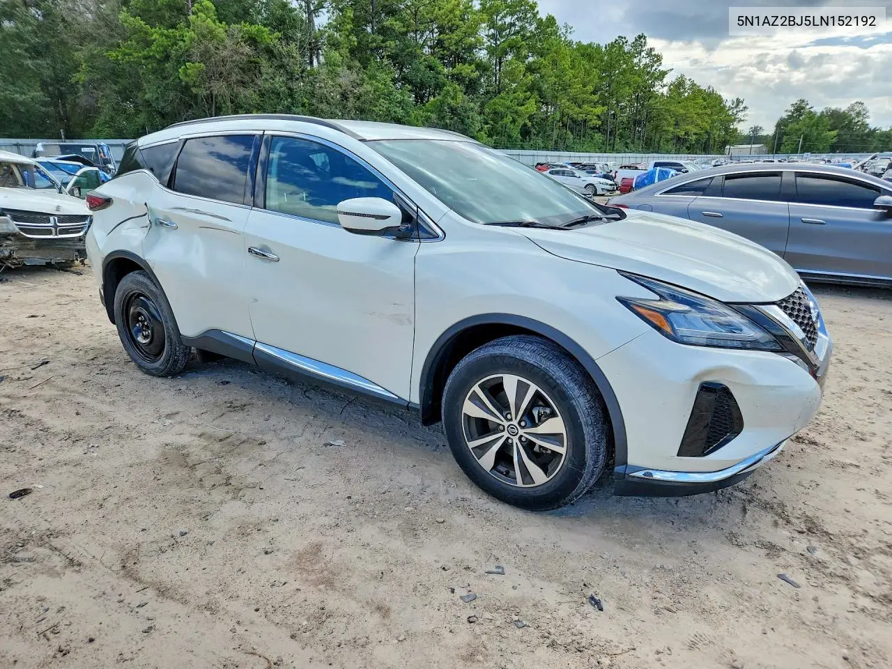 2020 Nissan Murano Sv VIN: 5N1AZ2BJ5LN152192 Lot: 61161696