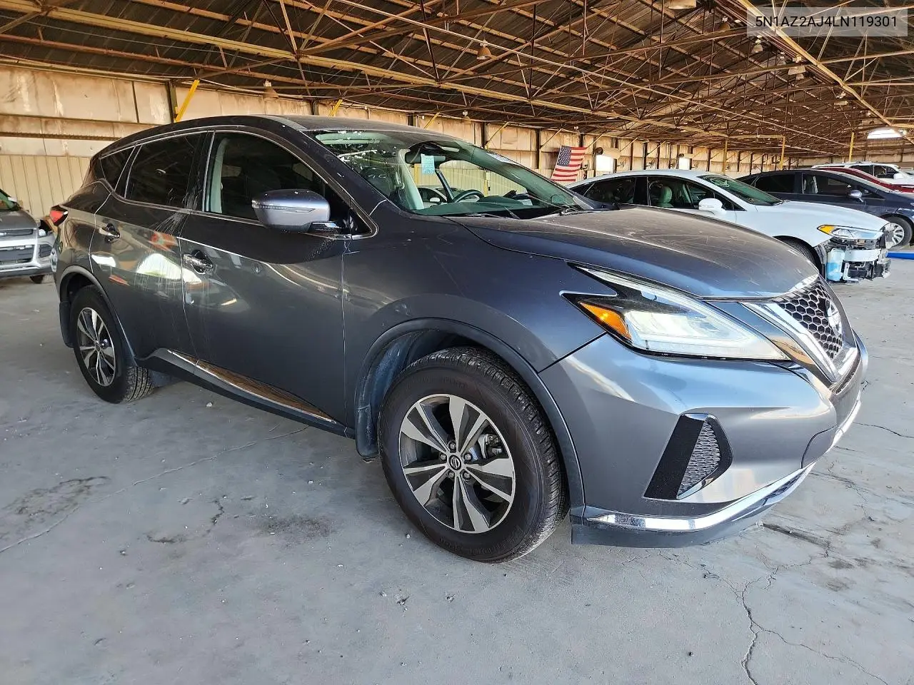 2020 Nissan Murano S VIN: 5N1AZ2AJ4LN119301 Lot: 61336896