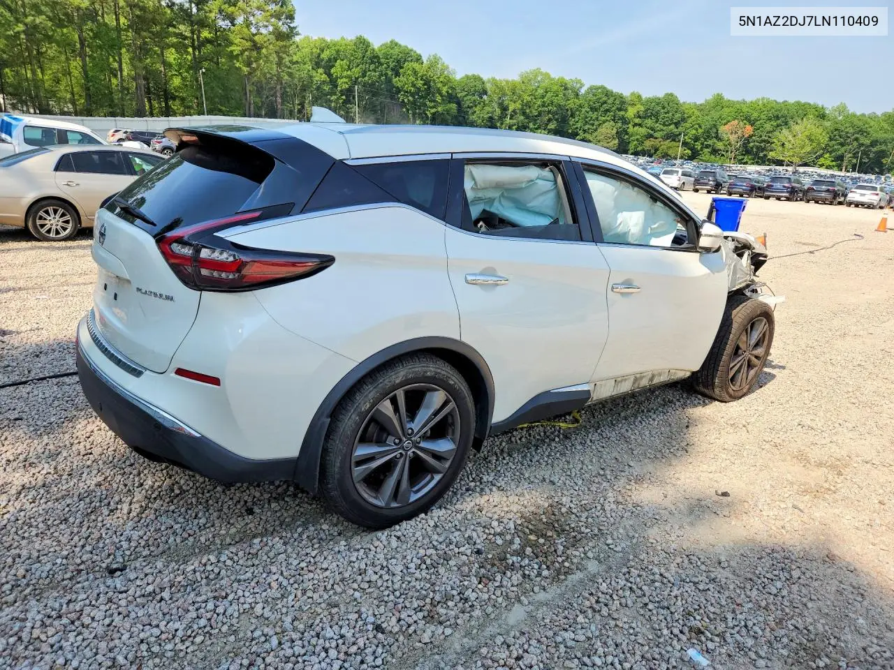2020 Nissan Murano Platinum VIN: 5N1AZ2DJ7LN110409 Lot: 61446566