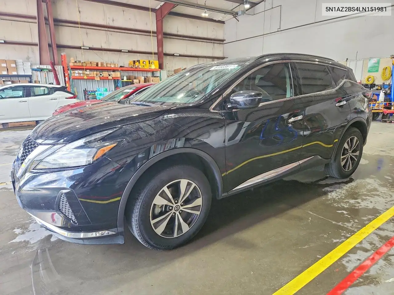 2020 Nissan Murano Sv VIN: 5N1AZ2BS4LN151981 Lot: 61503616