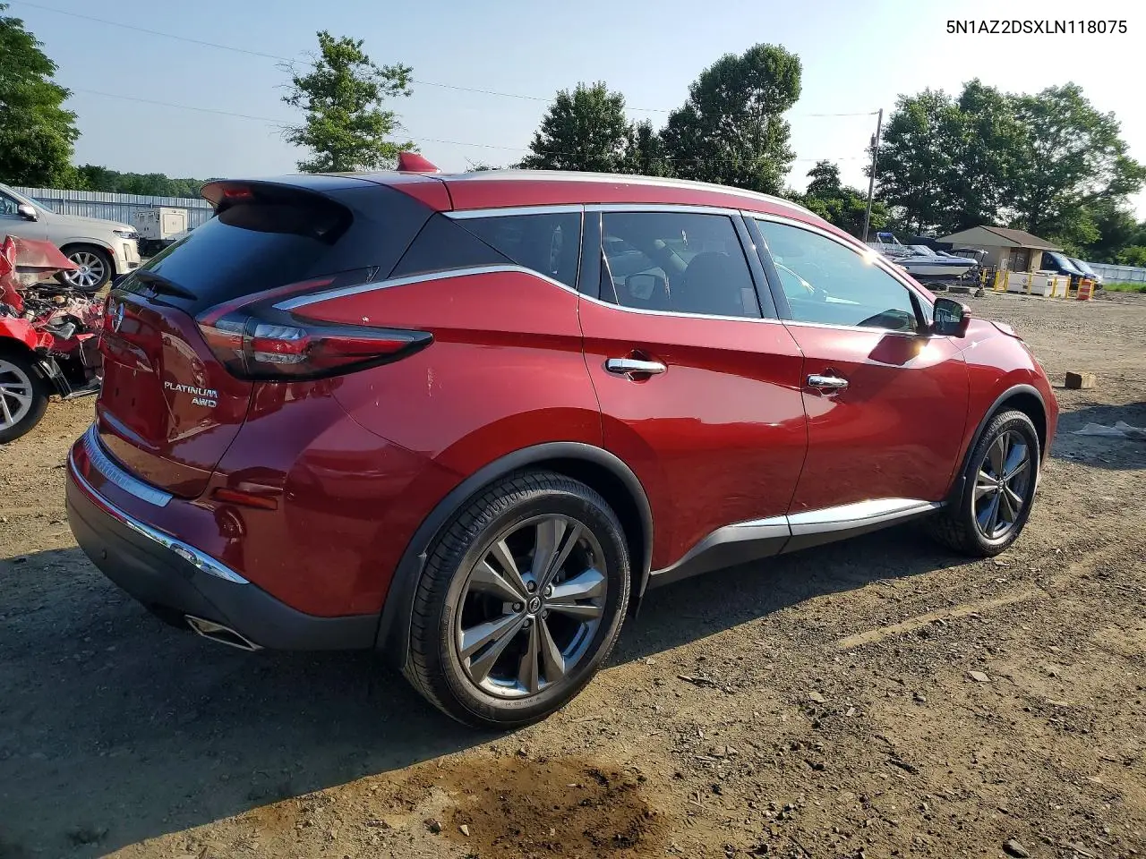 2020 Nissan Murano Platinum VIN: 5N1AZ2DSXLN118075 Lot: 85987635