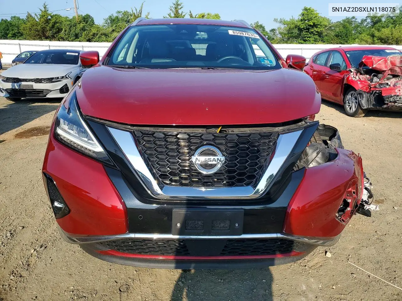 2020 Nissan Murano Platinum VIN: 5N1AZ2DSXLN118075 Lot: 85987635