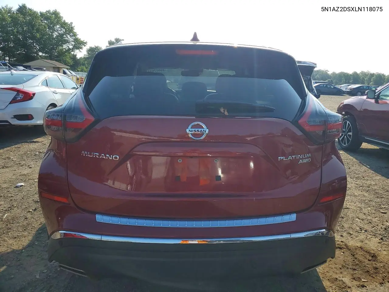 2020 Nissan Murano Platinum VIN: 5N1AZ2DSXLN118075 Lot: 85987635