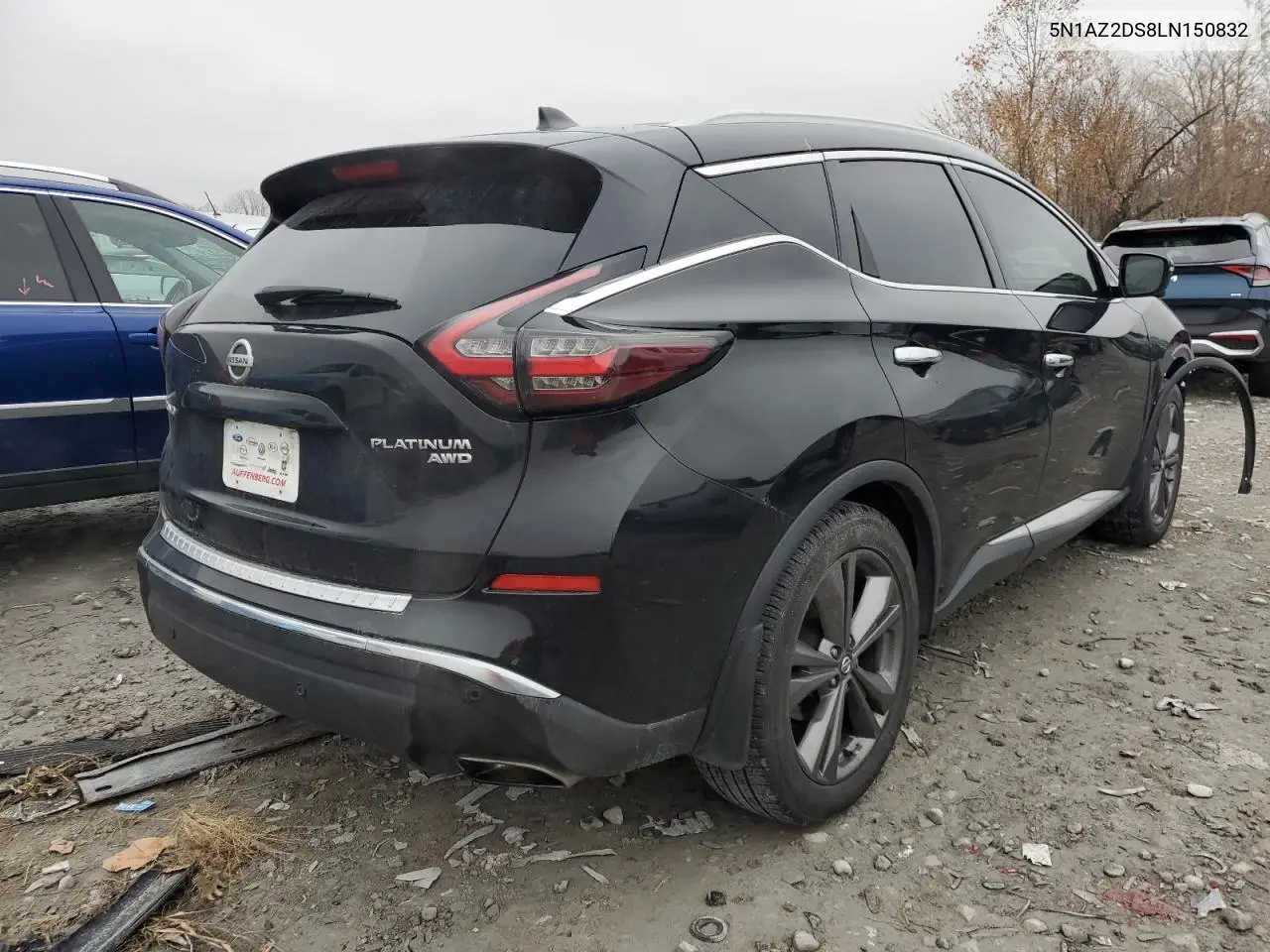 5N1AZ2DS8LN150832 2020 Nissan Murano Platinum