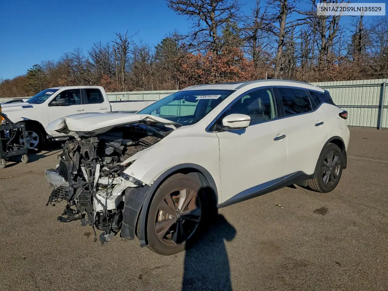 5N1AZ2DS9LN135529 2020 Nissan Murano Platinum