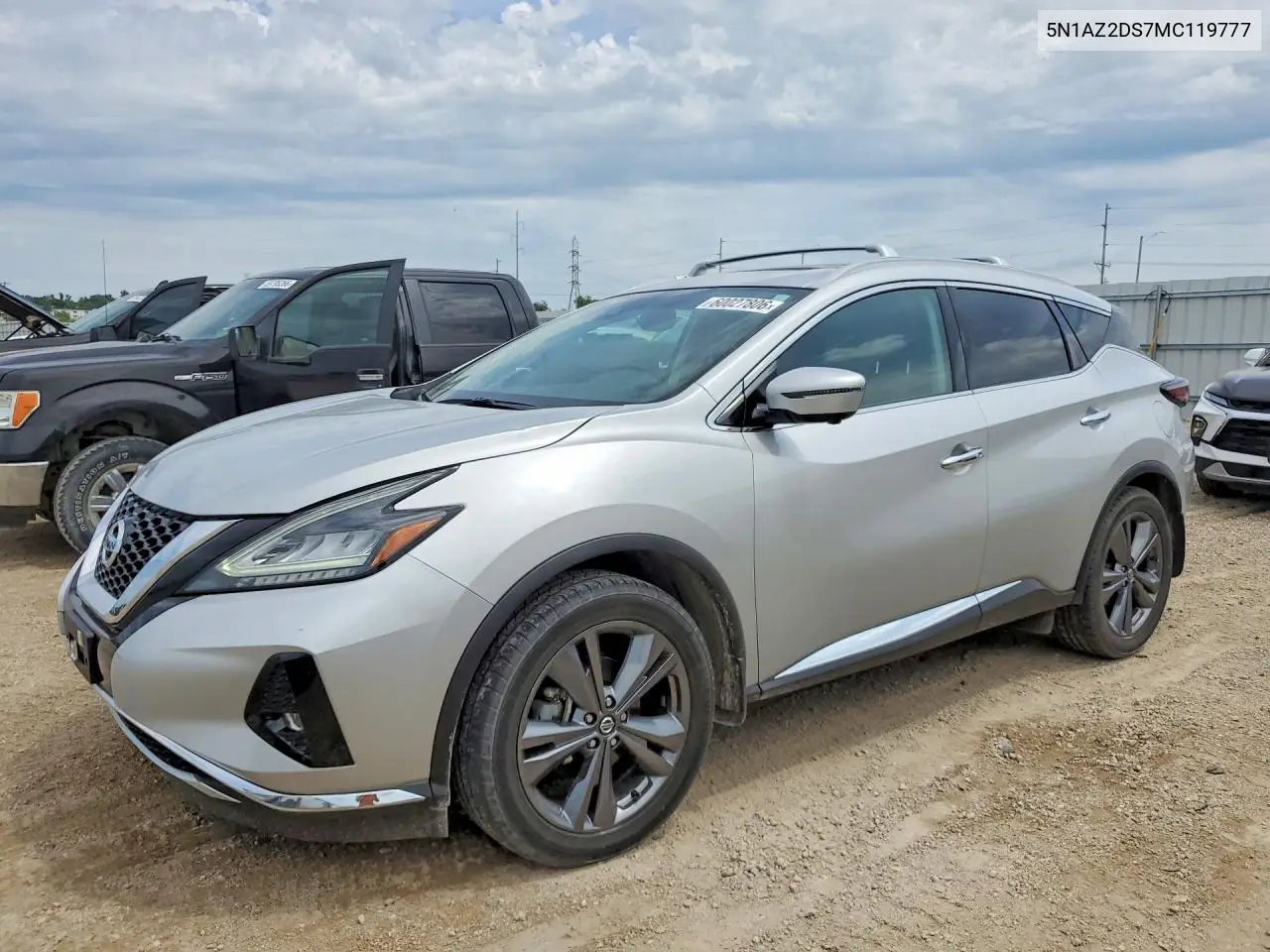 2021 Nissan Murano Platinum VIN: 5N1AZ2DS7MC119777 Lot: 60027806