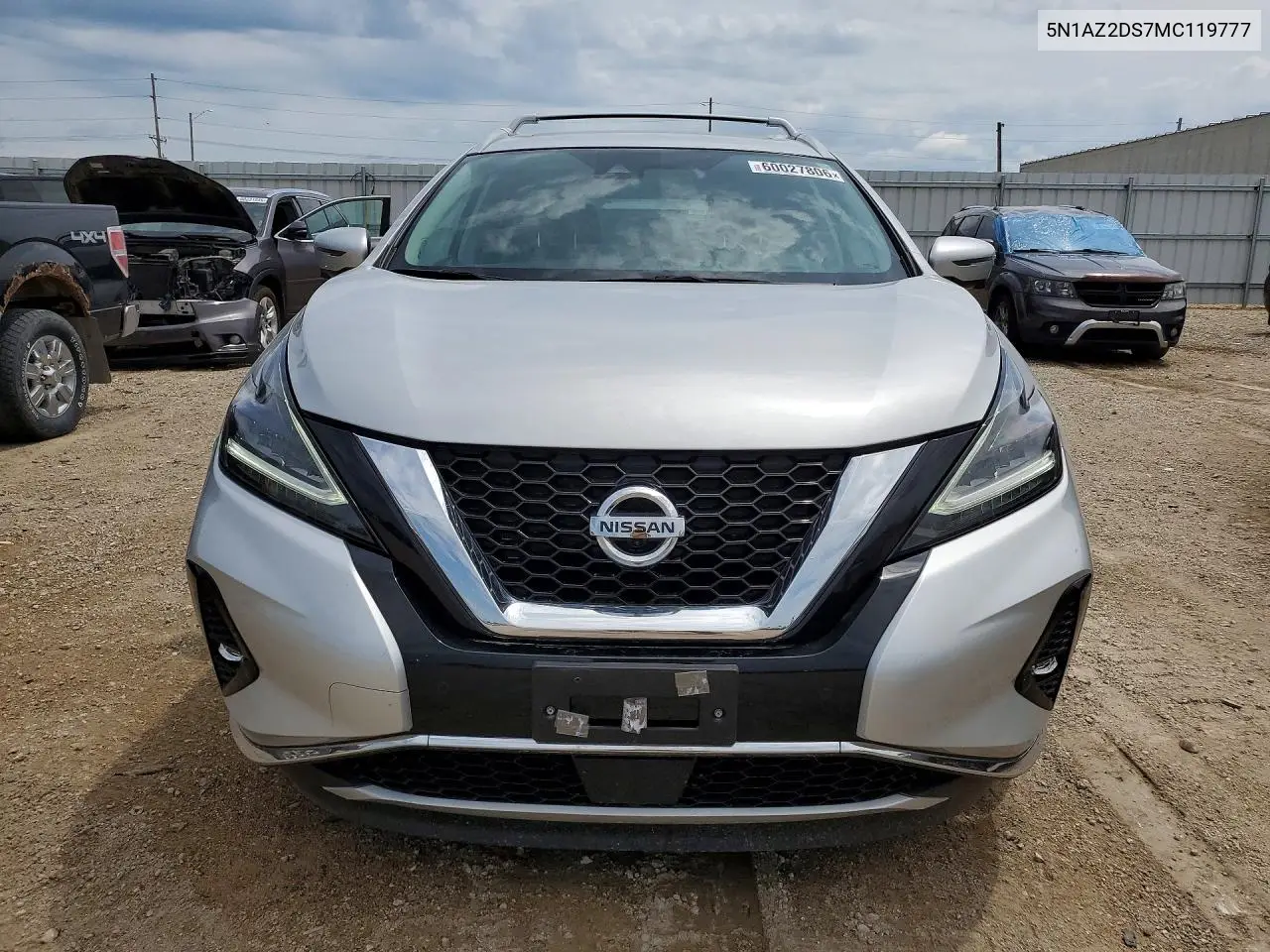 2021 Nissan Murano Platinum VIN: 5N1AZ2DS7MC119777 Lot: 60027806
