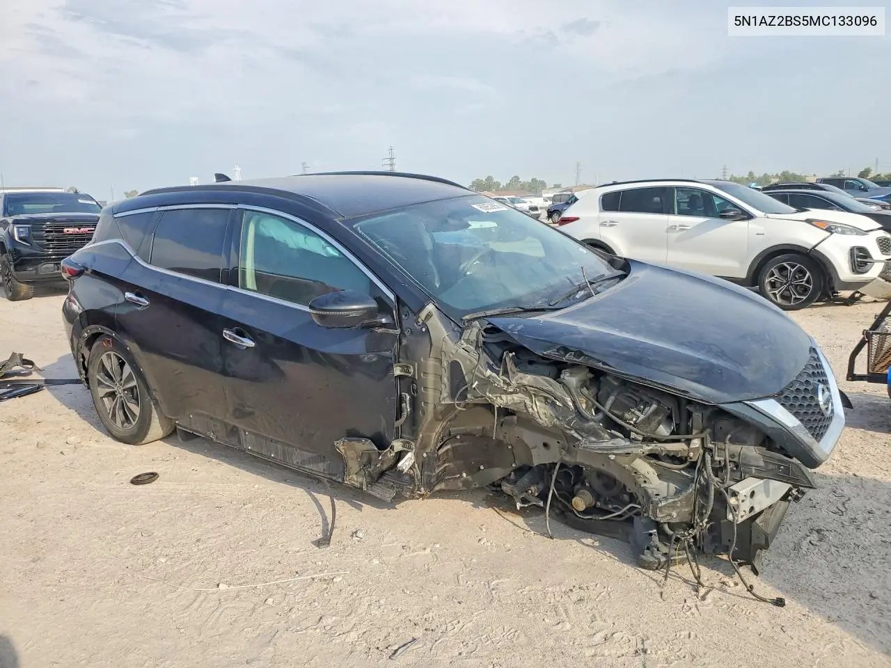 2021 Nissan Murano Sv VIN: 5N1AZ2BS5MC133096 Lot: 60652856