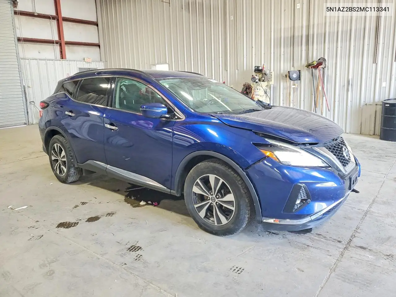 2021 Nissan Murano Sv VIN: 5N1AZ2BS2MC113341 Lot: 60982286