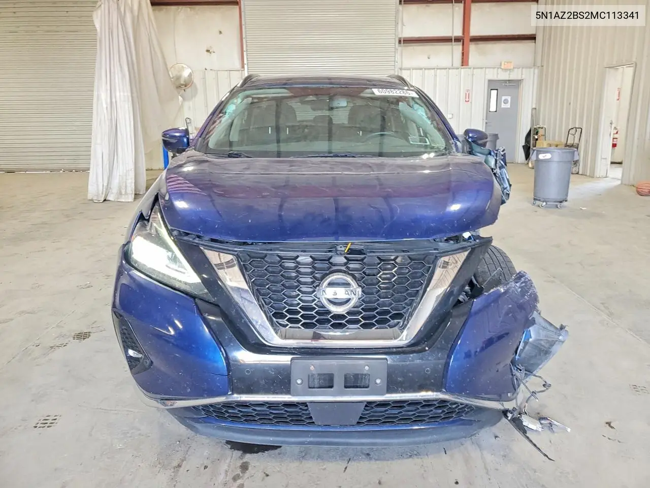 2021 Nissan Murano Sv VIN: 5N1AZ2BS2MC113341 Lot: 60982286