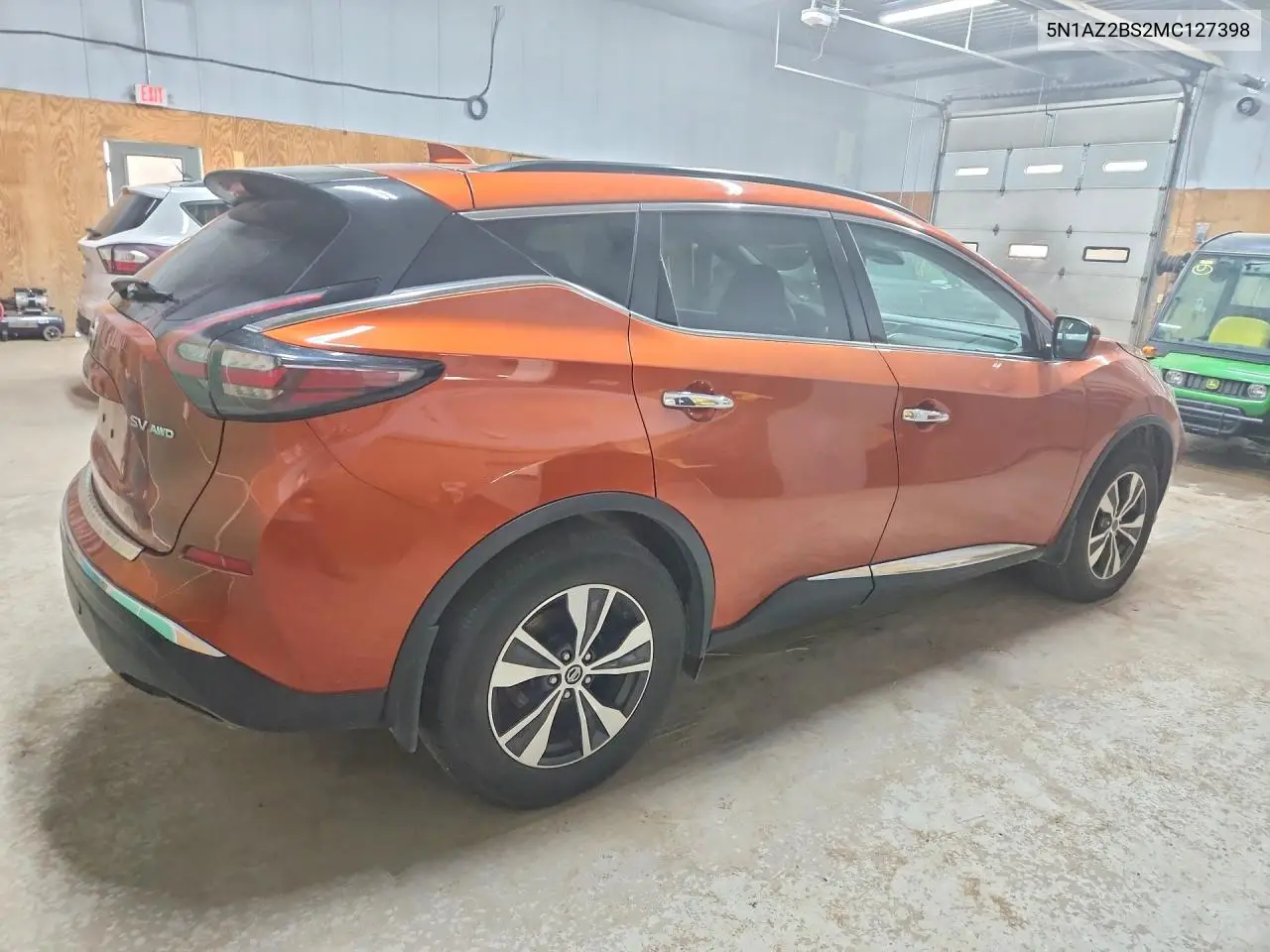2021 Nissan Murano Sv VIN: 5N1AZ2BS2MC127398 Lot: 60990986