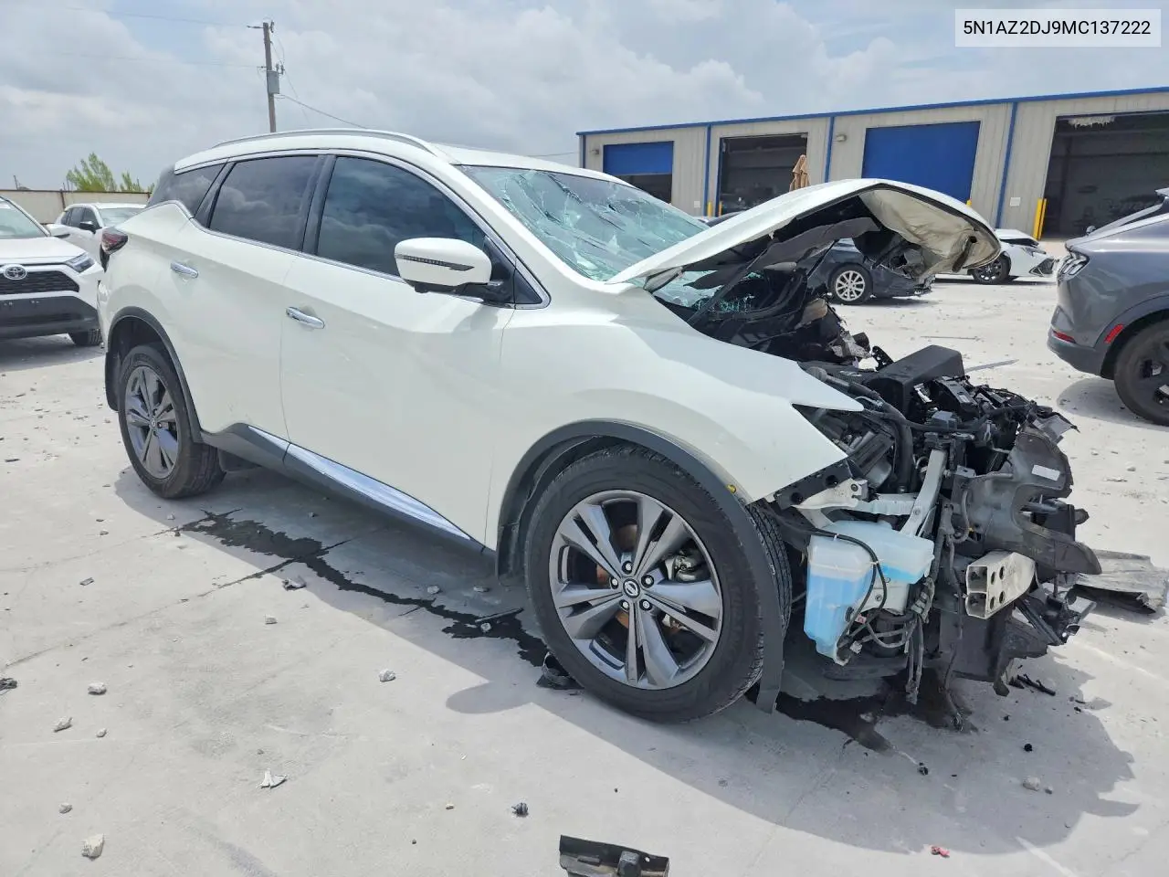 2021 Nissan Murano Platinum VIN: 5N1AZ2DJ9MC137222 Lot: 61346966