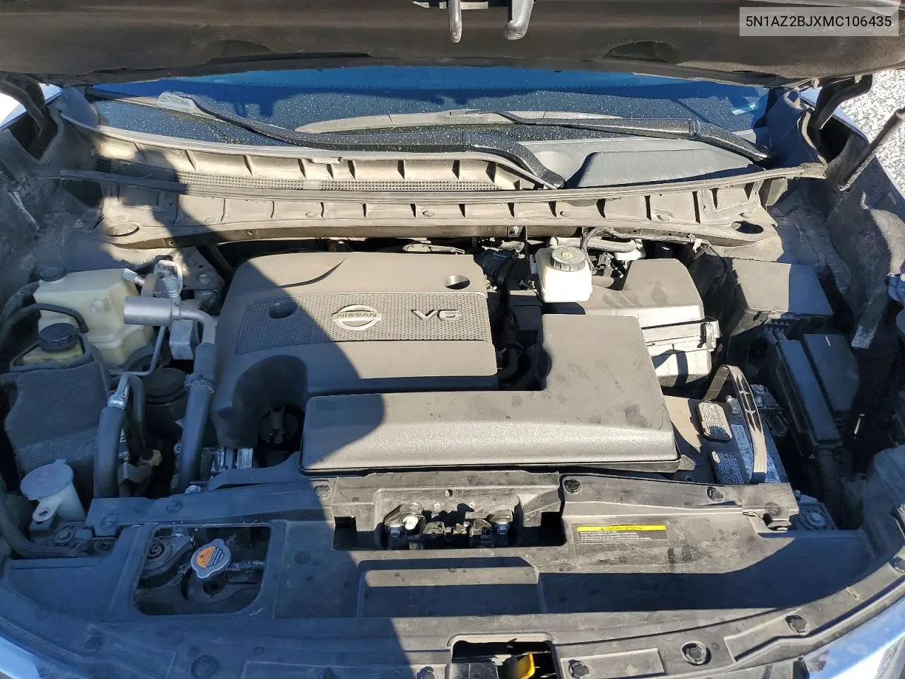 2021 Nissan Murano Sv VIN: 5N1AZ2BJXMC106435 Lot: 61704306