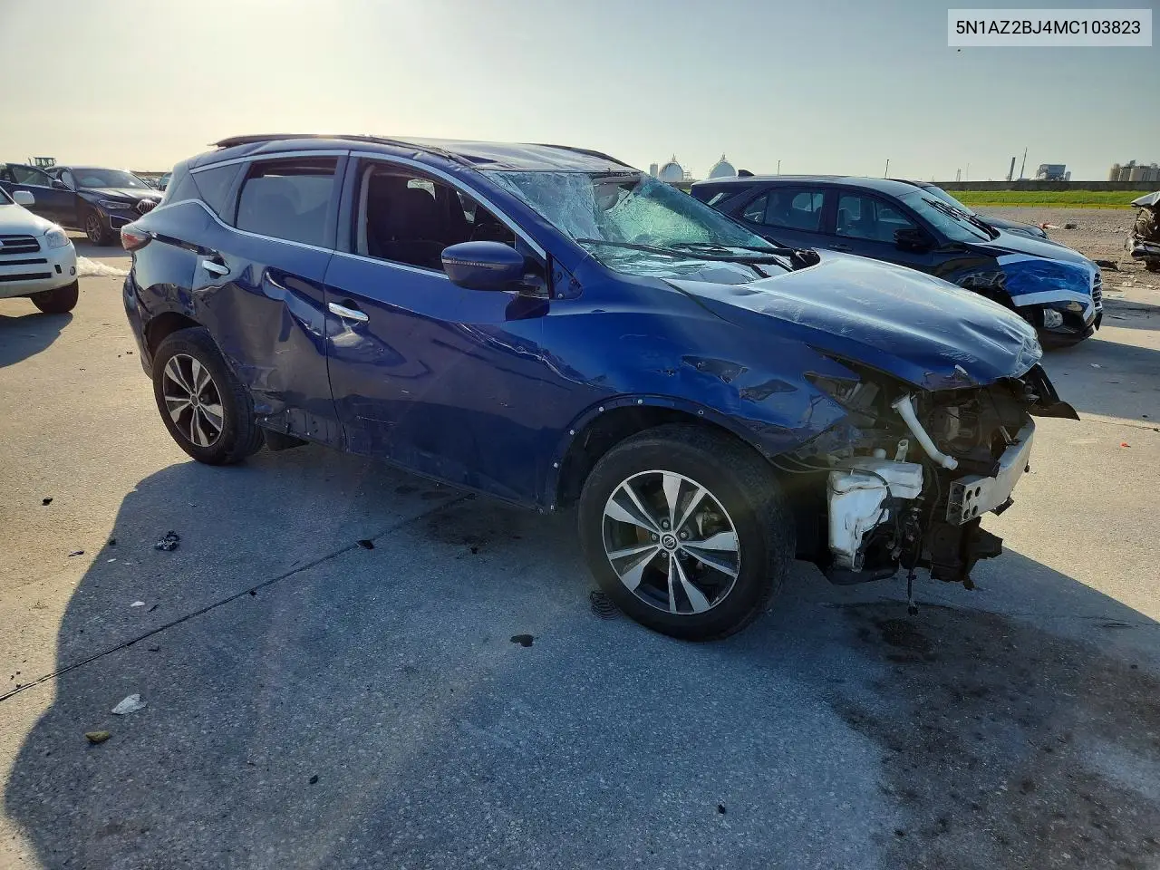 2021 Nissan Murano Sv VIN: 5N1AZ2BJ4MC103823 Lot: 61744236
