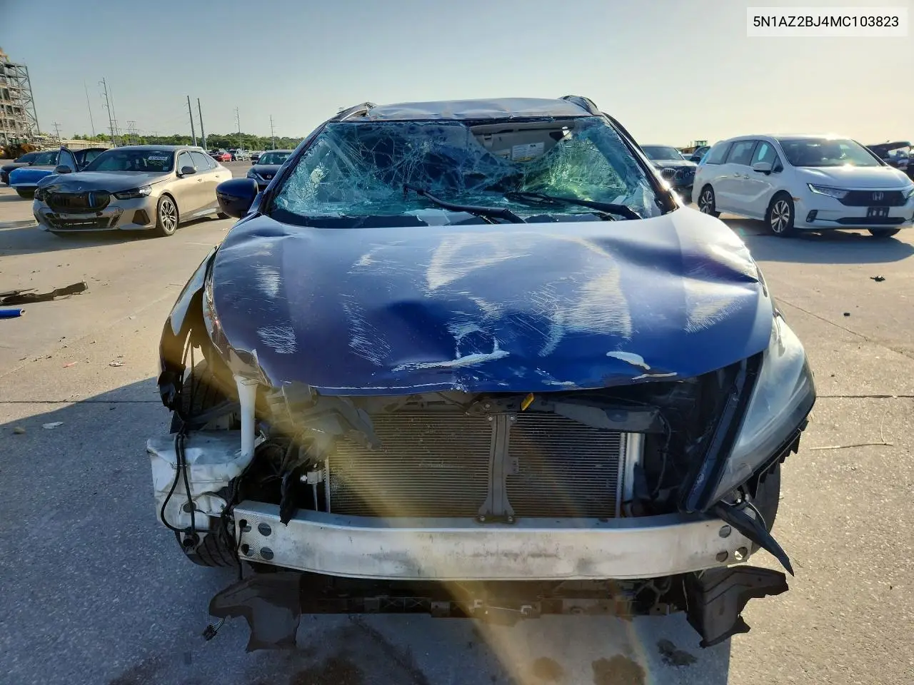 2021 Nissan Murano Sv VIN: 5N1AZ2BJ4MC103823 Lot: 61744236