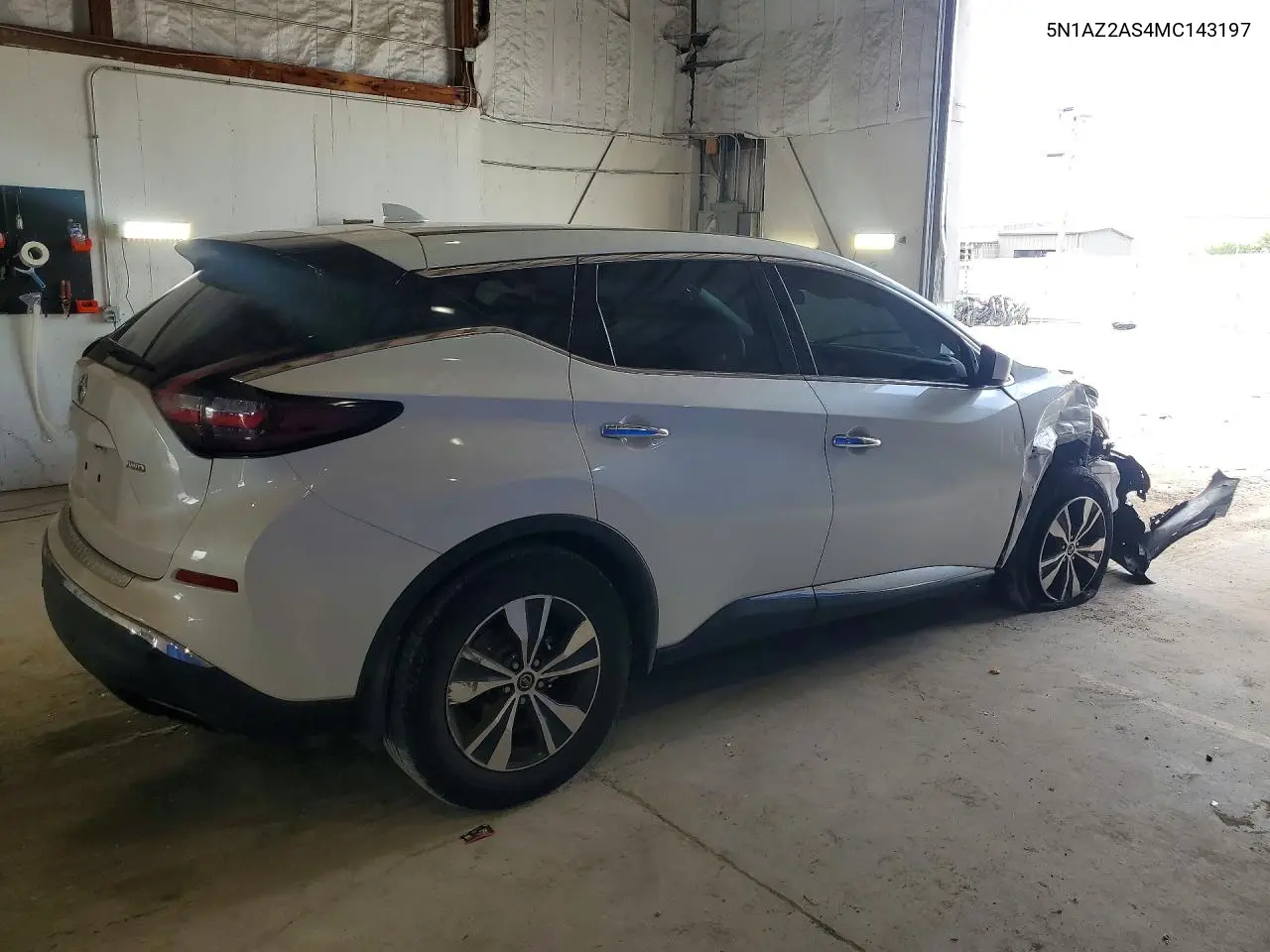 5N1AZ2AS4MC143197 2021 Nissan Murano S