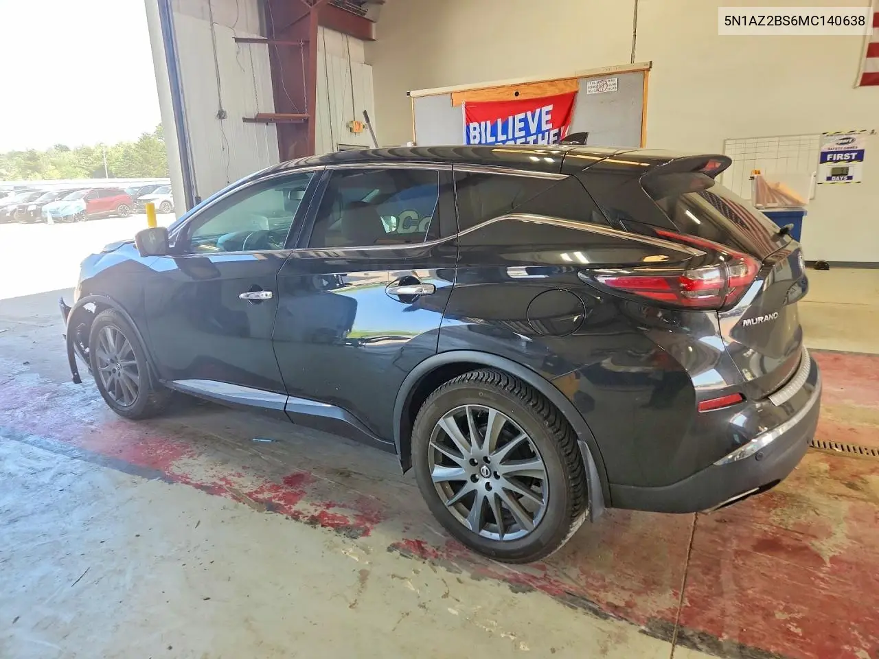 2021 Nissan Murano Sv VIN: 5N1AZ2BS6MC140638 Lot: 85969435