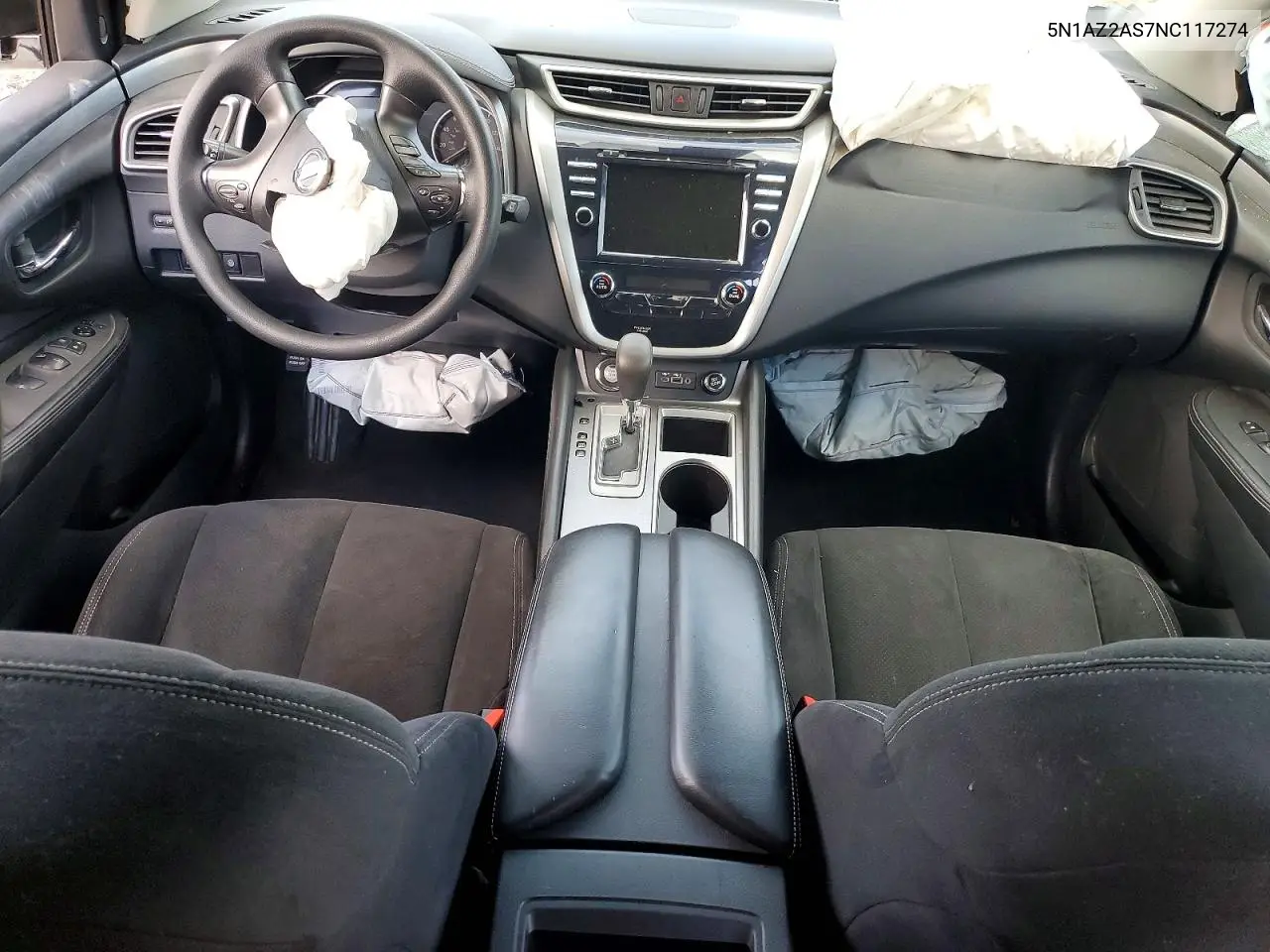 2022 Nissan Murano S VIN: 5N1AZ2AS7NC117274 Lot: 56582626