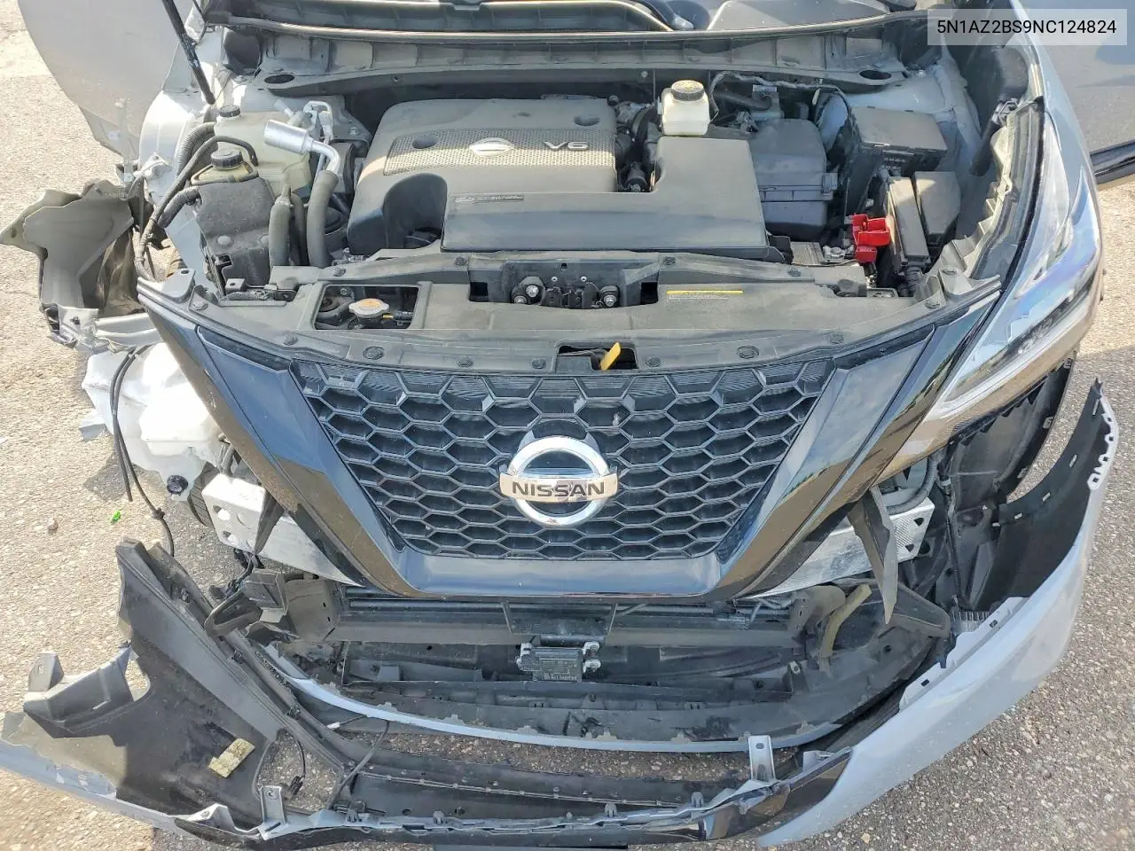 2022 Nissan Murano Sv VIN: 5N1AZ2BS9NC124824 Lot: 60184666