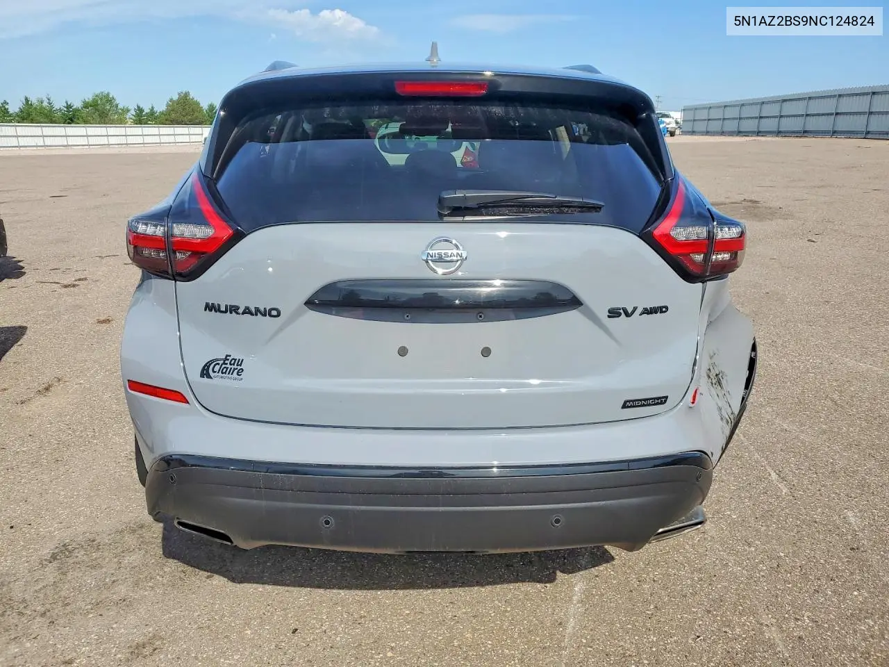 2022 Nissan Murano Sv VIN: 5N1AZ2BS9NC124824 Lot: 60184666