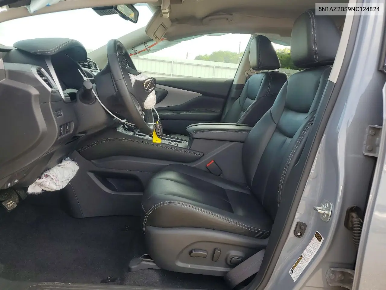 2022 Nissan Murano Sv VIN: 5N1AZ2BS9NC124824 Lot: 60184666
