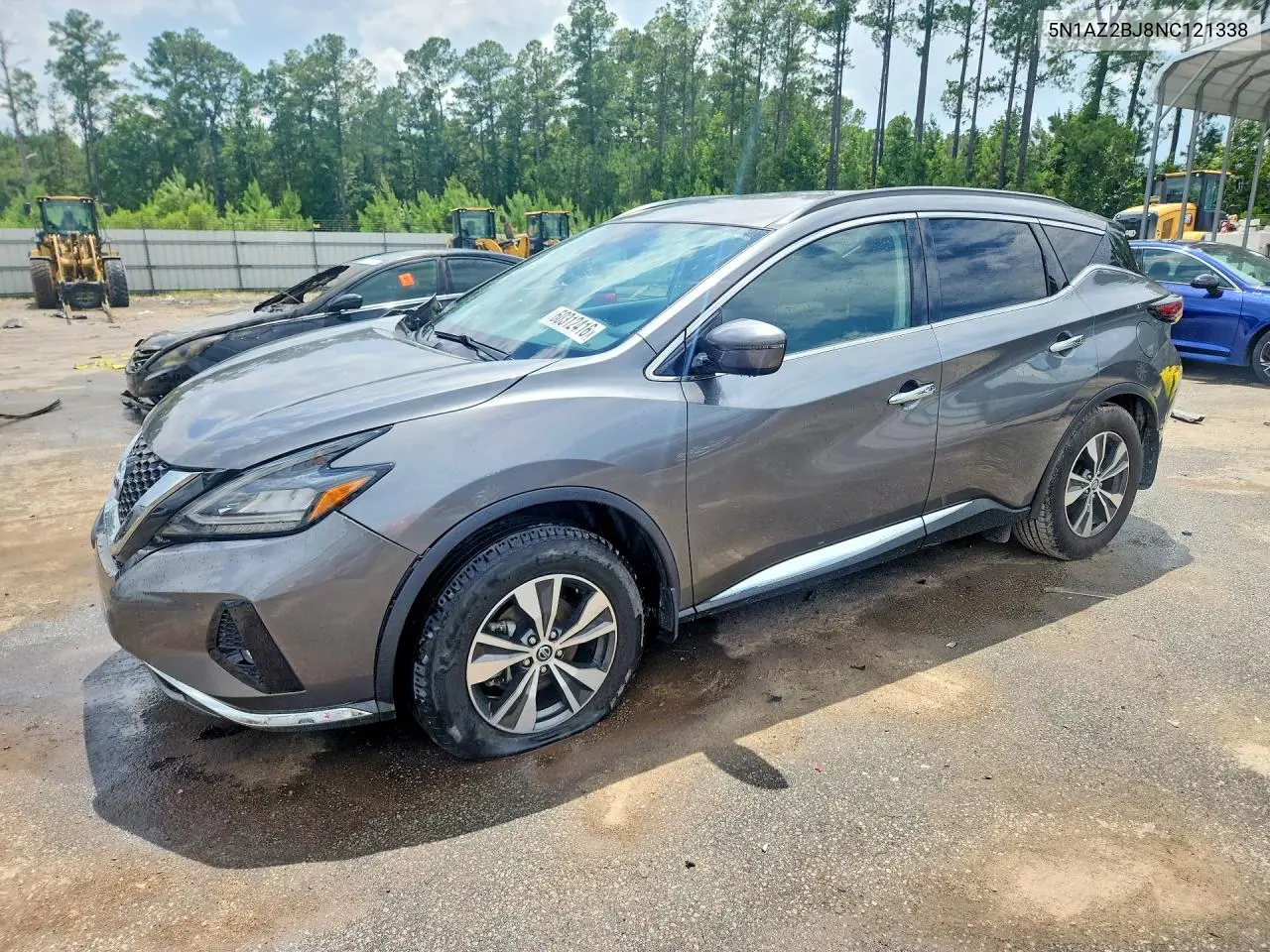 2022 Nissan Murano Sv VIN: 5N1AZ2BJ8NC121338 Lot: 60312416