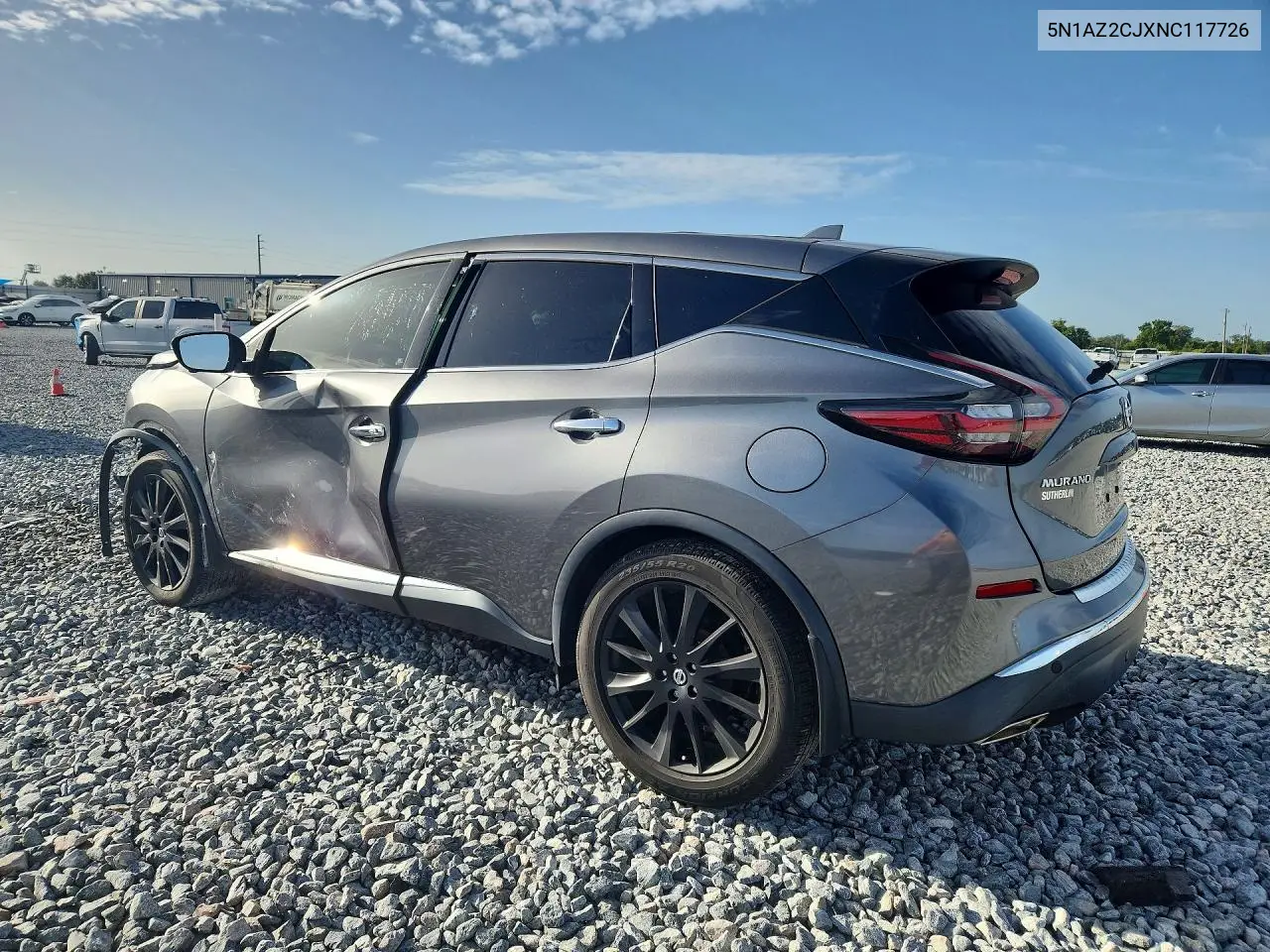 2022 Nissan Murano Sl VIN: 5N1AZ2CJXNC117726 Lot: 61010866