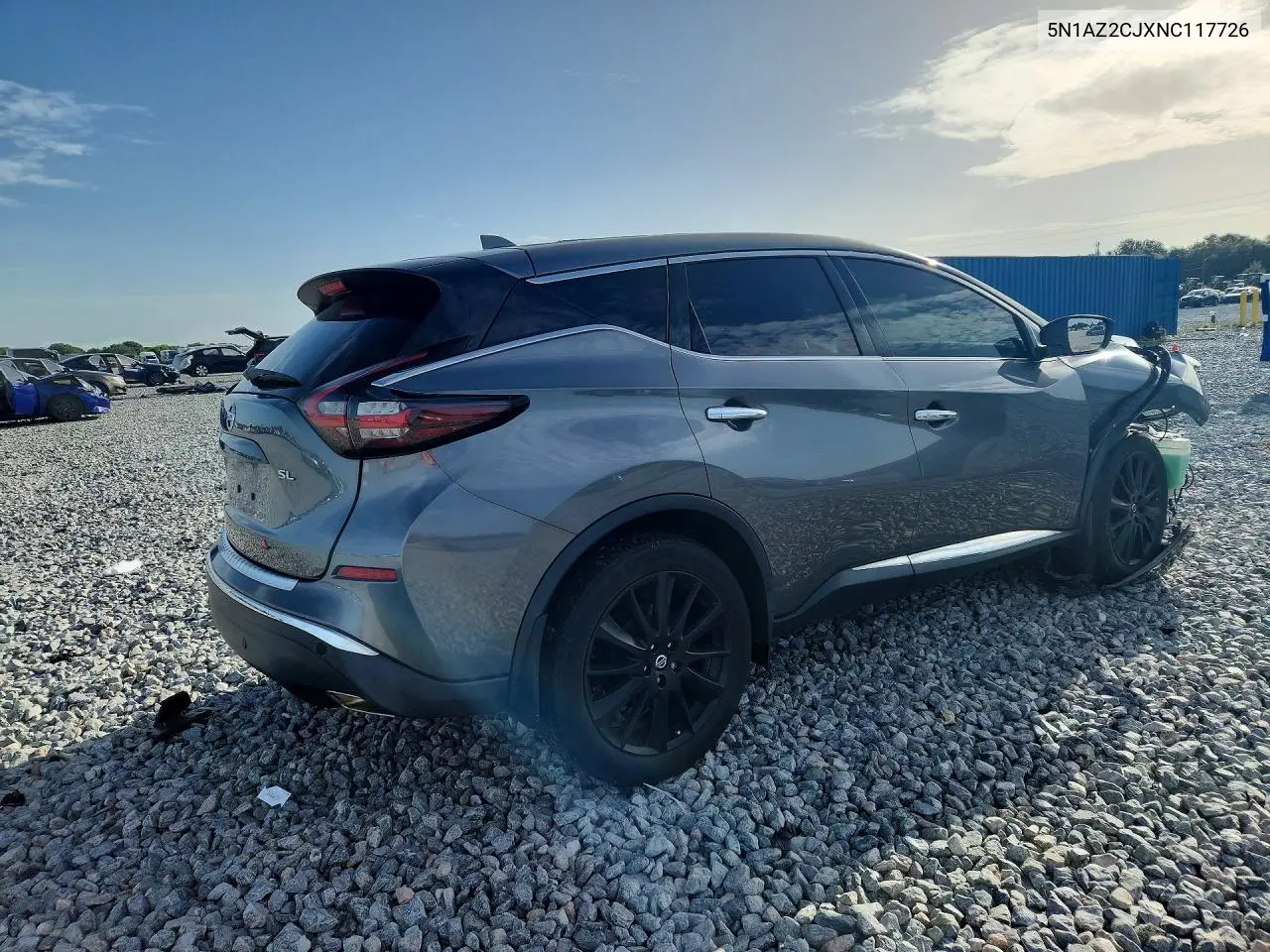 2022 Nissan Murano Sl VIN: 5N1AZ2CJXNC117726 Lot: 61010866