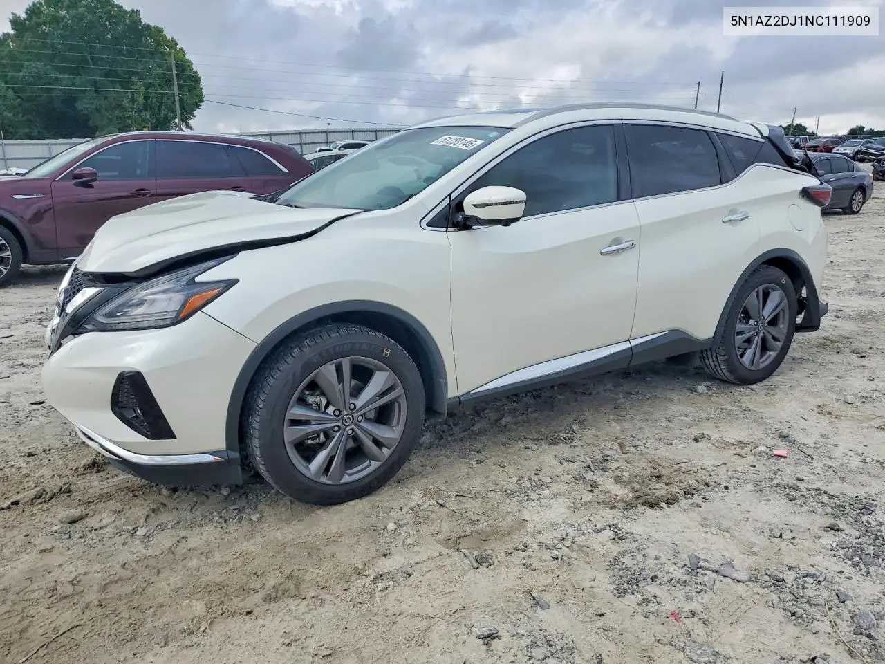 2022 Nissan Murano Platinum VIN: 5N1AZ2DJ1NC111909 Lot: 61239146