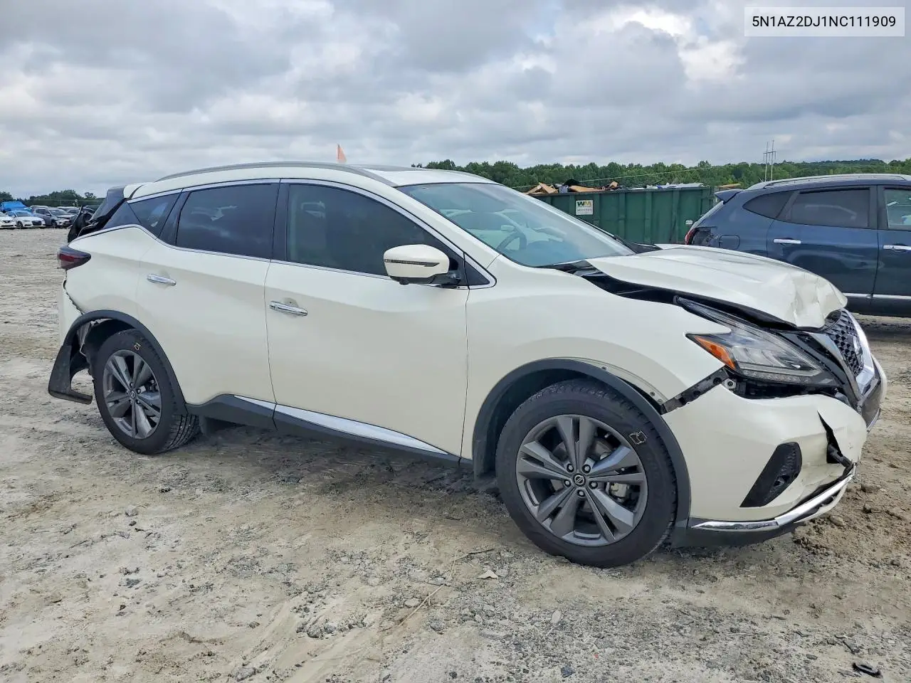 2022 Nissan Murano Platinum VIN: 5N1AZ2DJ1NC111909 Lot: 61239146