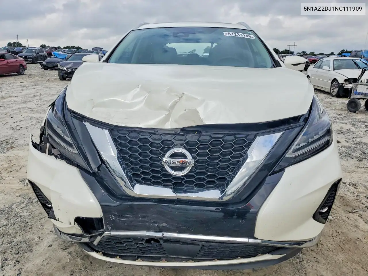 2022 Nissan Murano Platinum VIN: 5N1AZ2DJ1NC111909 Lot: 61239146