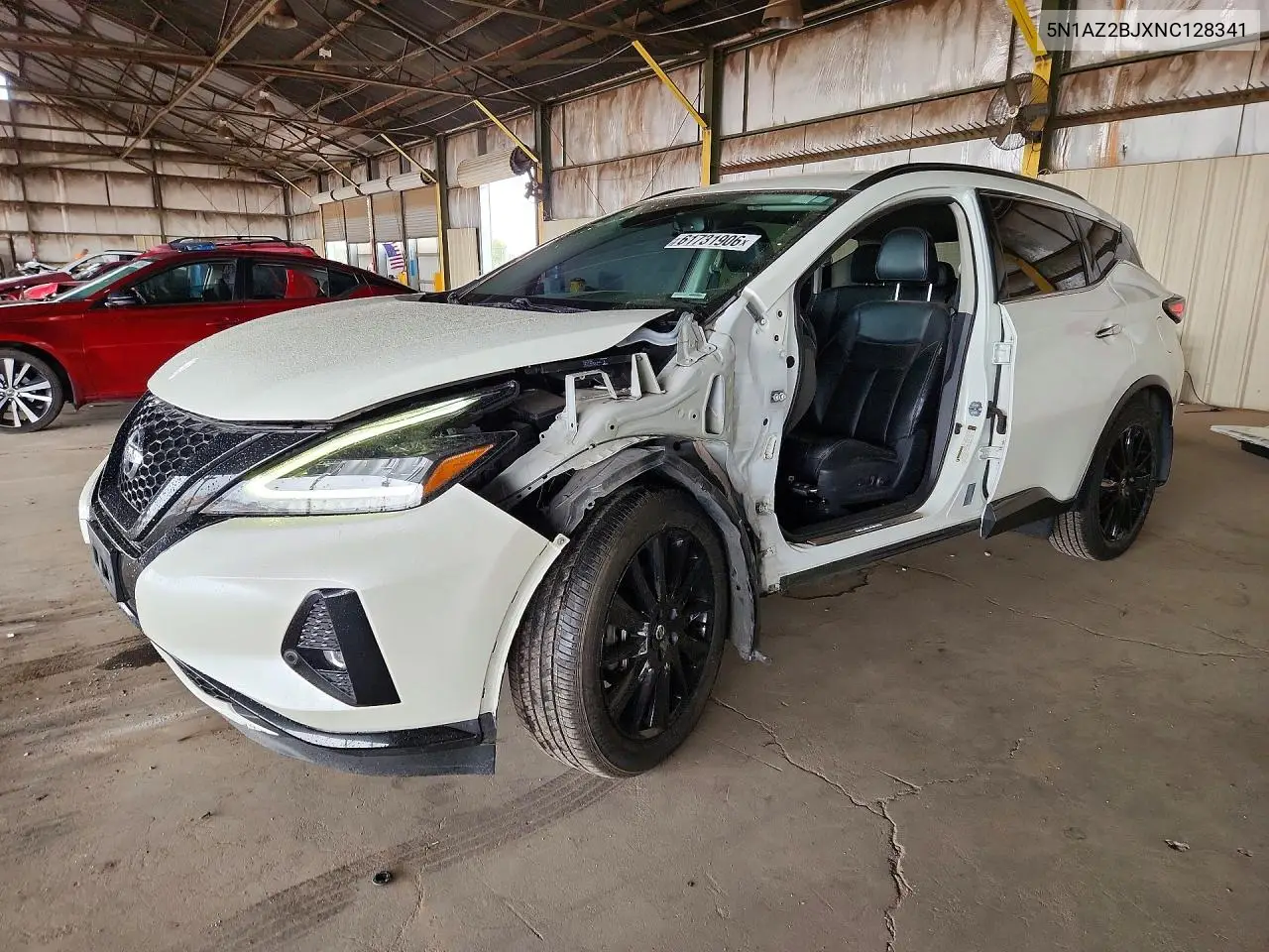 2022 Nissan Murano Sv VIN: 5N1AZ2BJXNC128341 Lot: 61731906