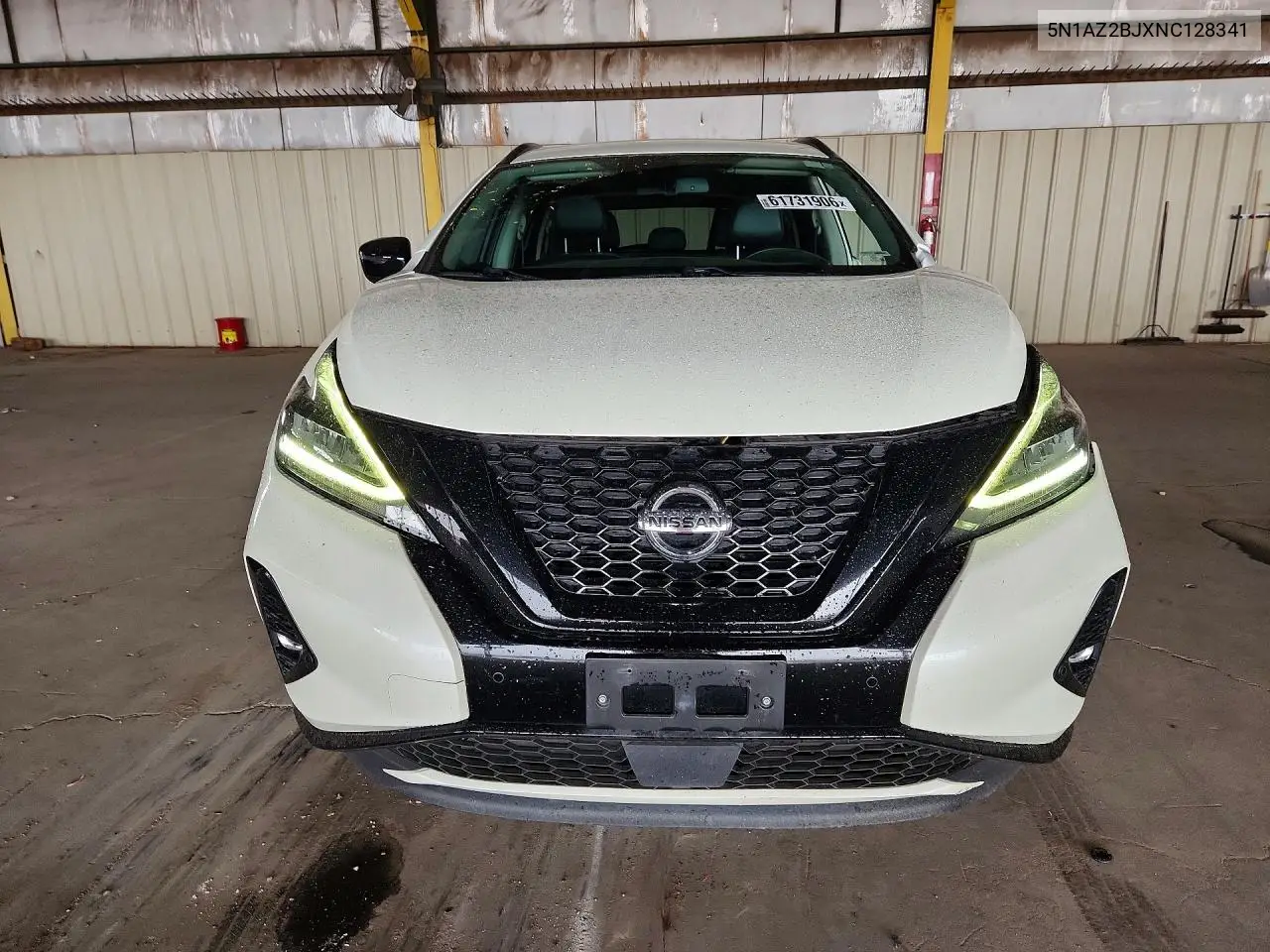 2022 Nissan Murano Sv VIN: 5N1AZ2BJXNC128341 Lot: 61731906