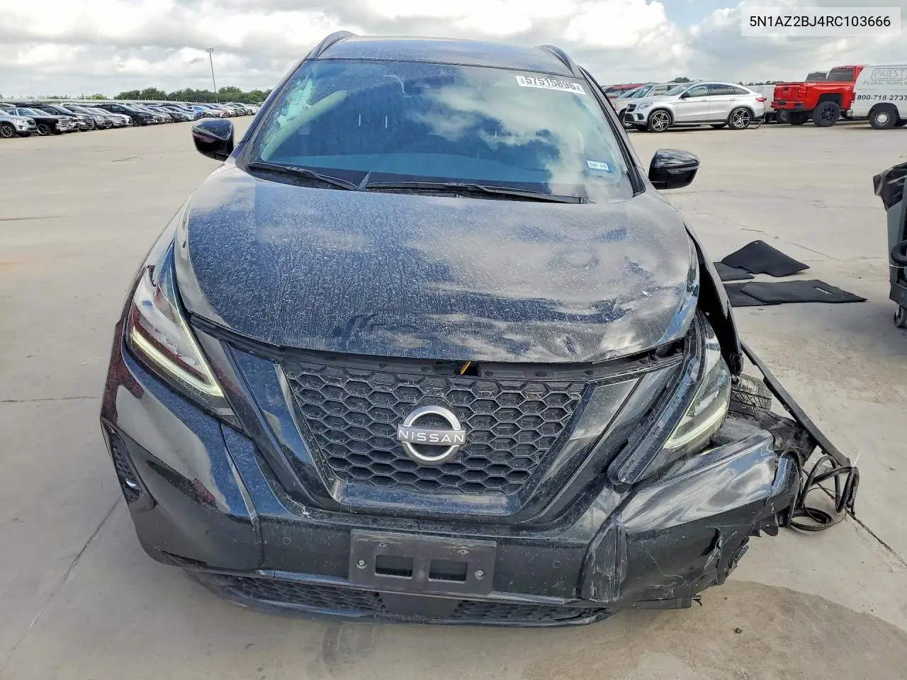 2024 Nissan Murano Sv VIN: 5N1AZ2BJ4RC103666 Lot: 57515896