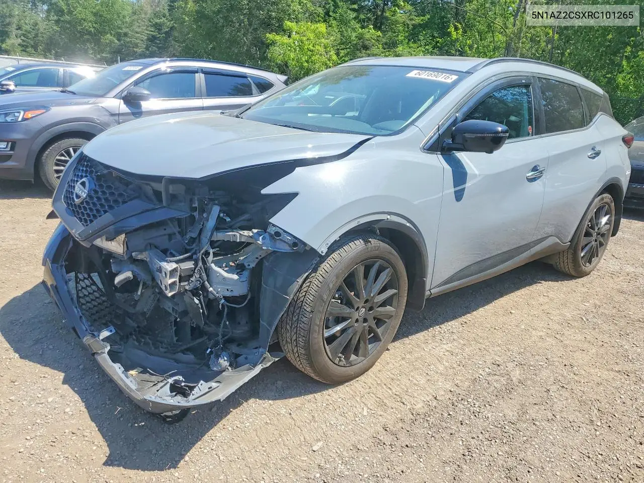 2024 Nissan Murano Sl VIN: 5N1AZ2CSXRC101265 Lot: 60169016