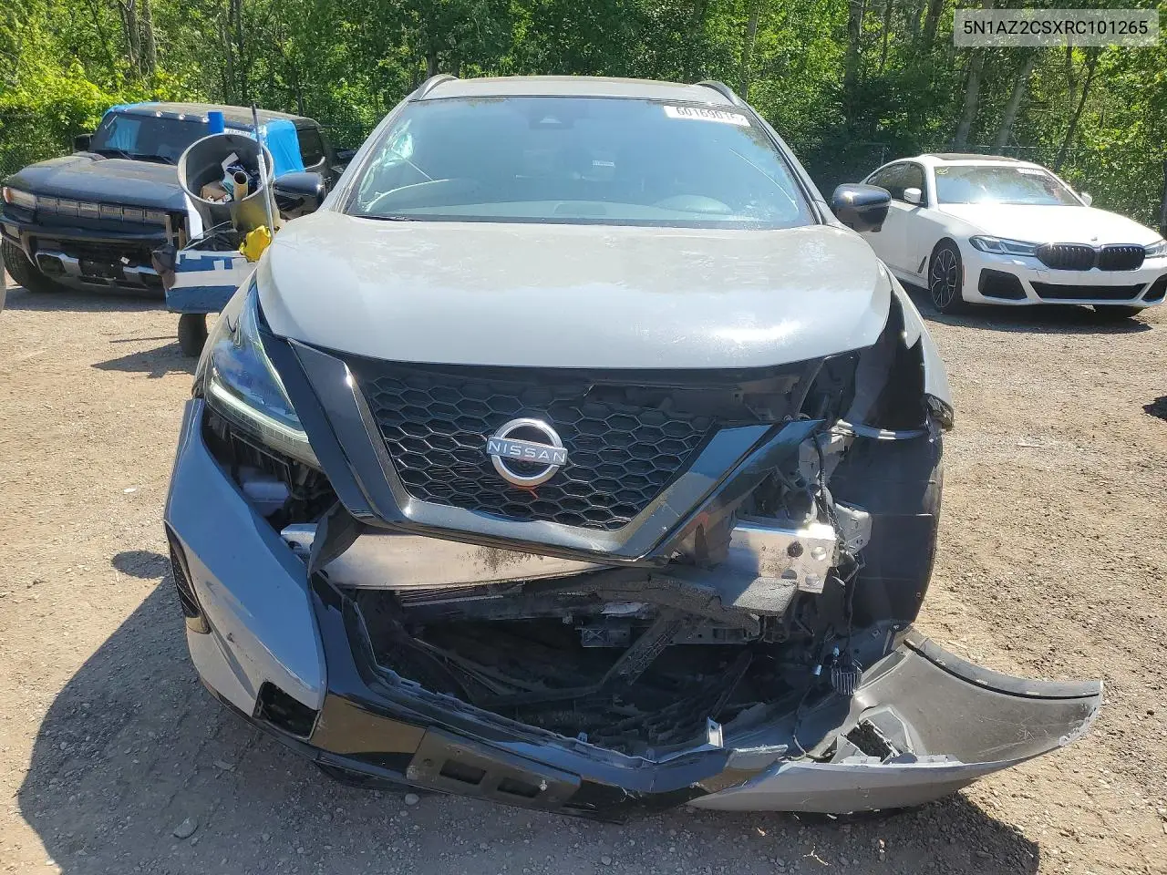2024 Nissan Murano Sl VIN: 5N1AZ2CSXRC101265 Lot: 60169016