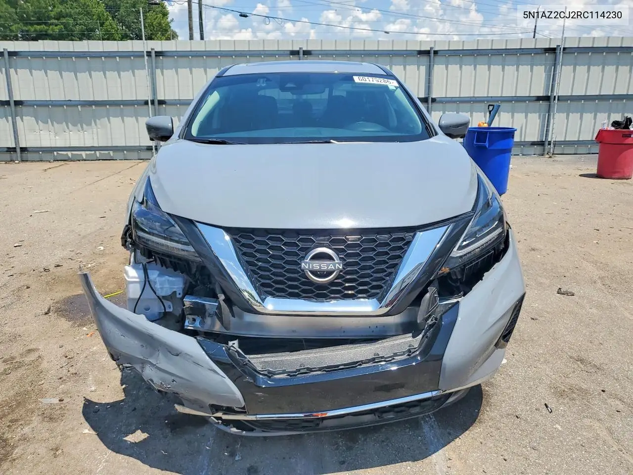 2024 Nissan Murano Sl VIN: 5N1AZ2CJ2RC114230 Lot: 60179286