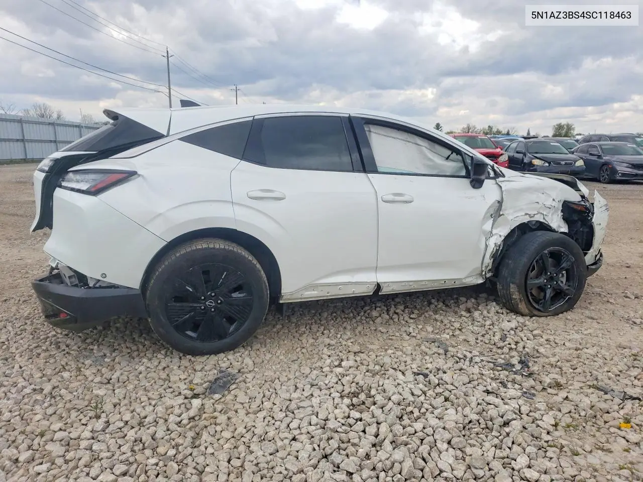 2025 Nissan Murano Sv VIN: 5N1AZ3BS4SC118463 Lot: 51423116