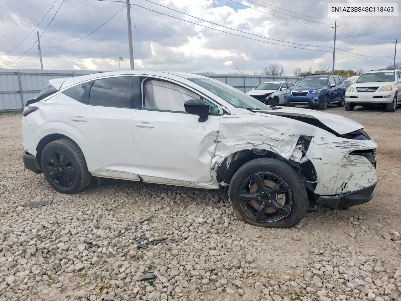 2025 Nissan Murano Sv VIN: 5N1AZ3BS4SC118463 Lot: 51423116