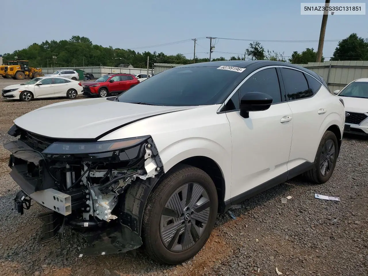2025 Nissan Murano Sl VIN: 5N1AZ3CS3SC131851 Lot: 60799196