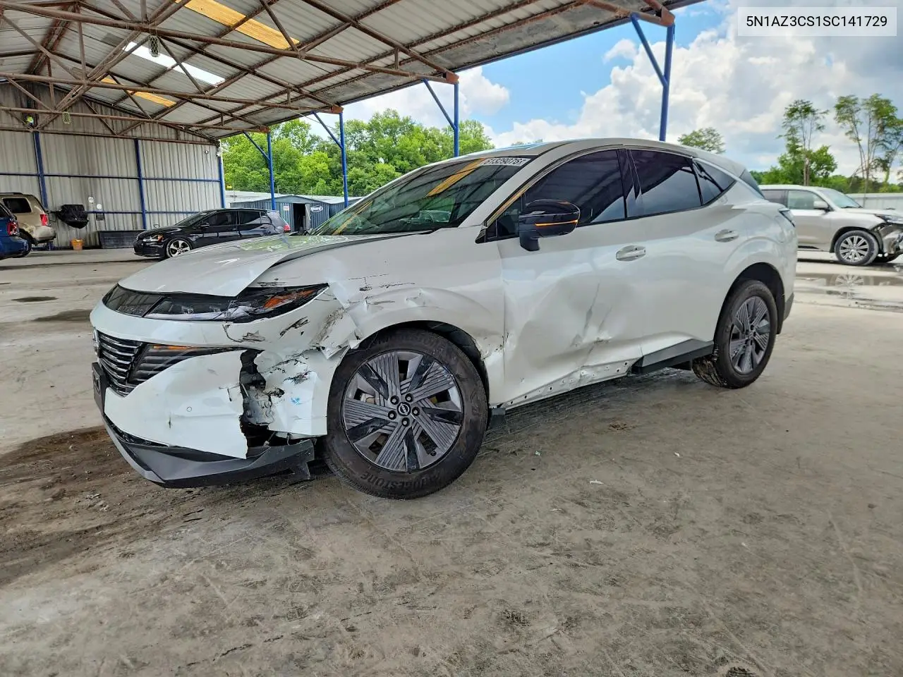 2025 Nissan Murano Sl VIN: 5N1AZ3CS1SC141729 Lot: 61329076