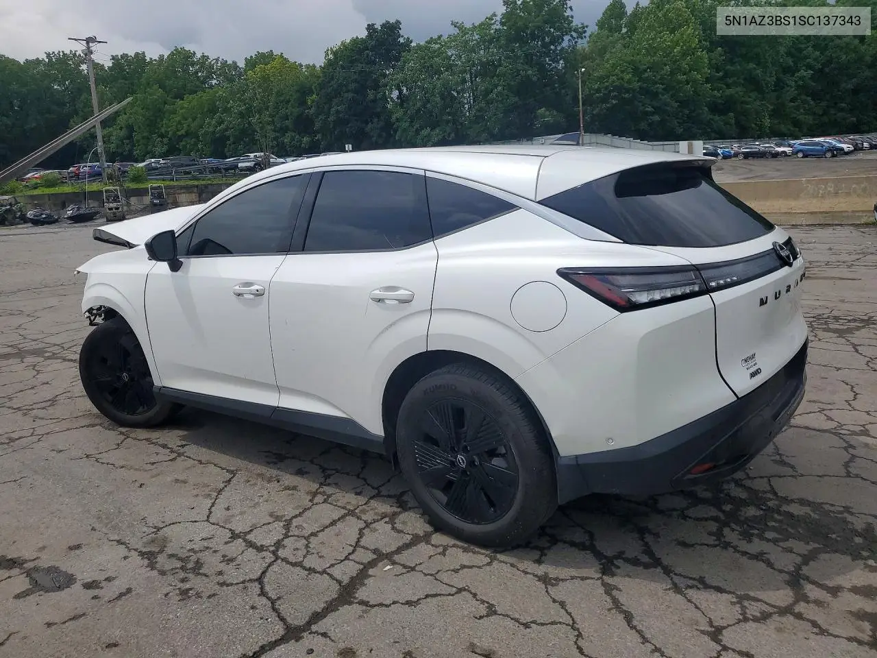 2025 Nissan Murano Sv VIN: 5N1AZ3BS1SC137343 Lot: 61384436